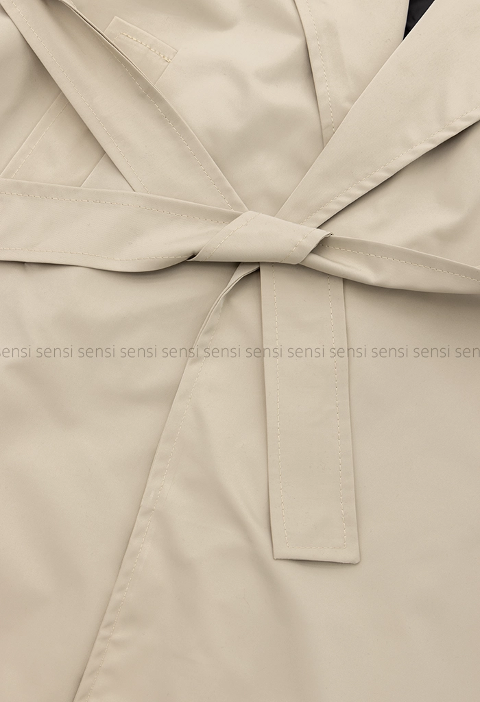 بارانی آستر دارپشت چاک دار@@ کد1004287